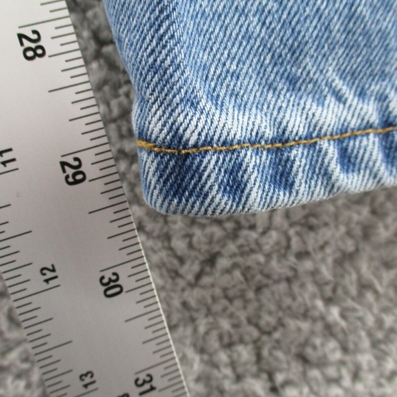 Vintage Levi's 505 Jeans Men's 36x30 Regular Fit Straight Leg Light Wash 90s - Picture 9 of 13